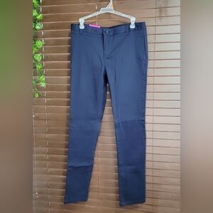 NWT French Toast Skinny Highrise Navy Blue Adjustable Waist Girls Pants Size 16